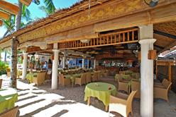 Philippines Scuba Diving Holiday. Malapascua Dive and Beach Resort. Dining Area.